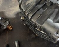 Jeep Grand Cherokee V6 diesel intake manifold, swirl actuator and coolant hoses on the bench