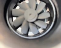Turbocharger wheel on a Toyota LandCruiser 70 Series V8 turbo replacement
